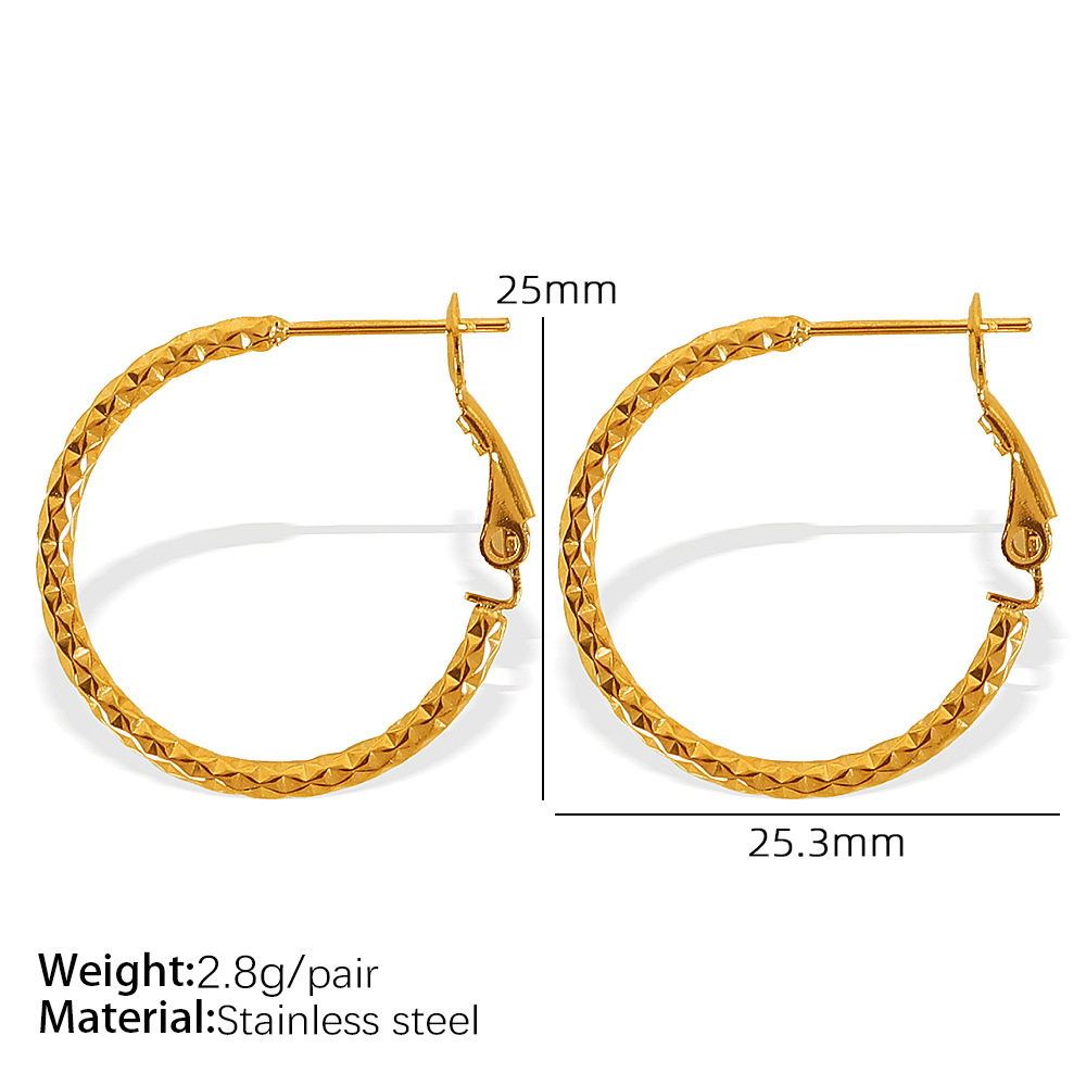 EH642 small gold earrings