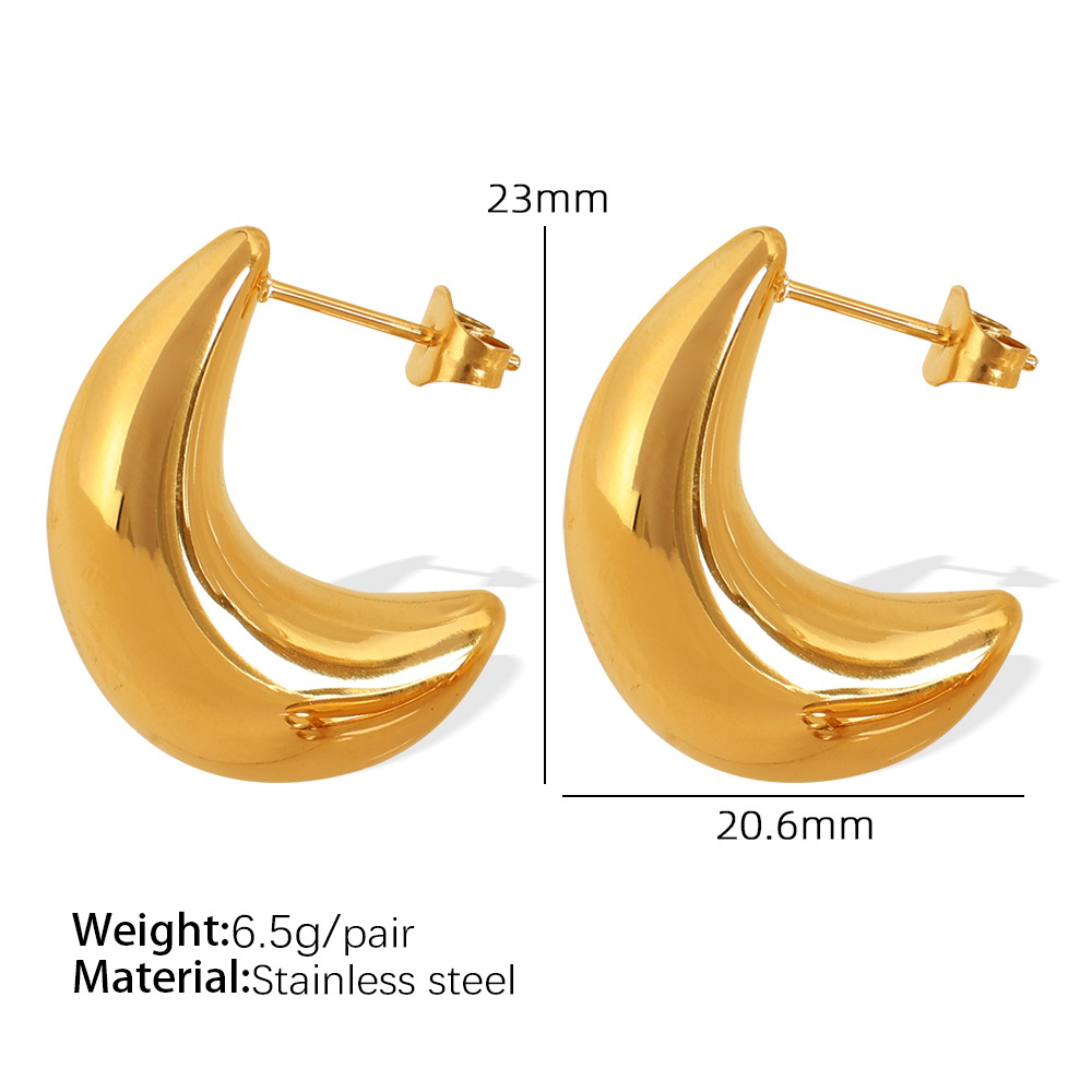 EH284 gold earrings