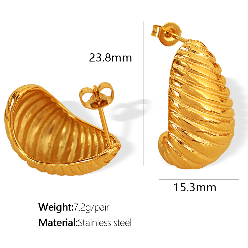 EH48 gold earrings