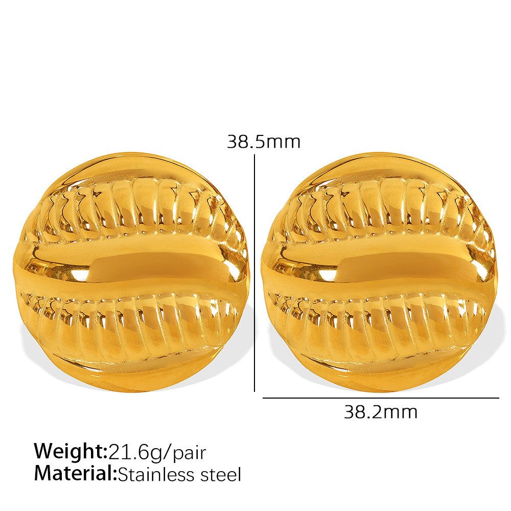 EH551 Gold Earrings