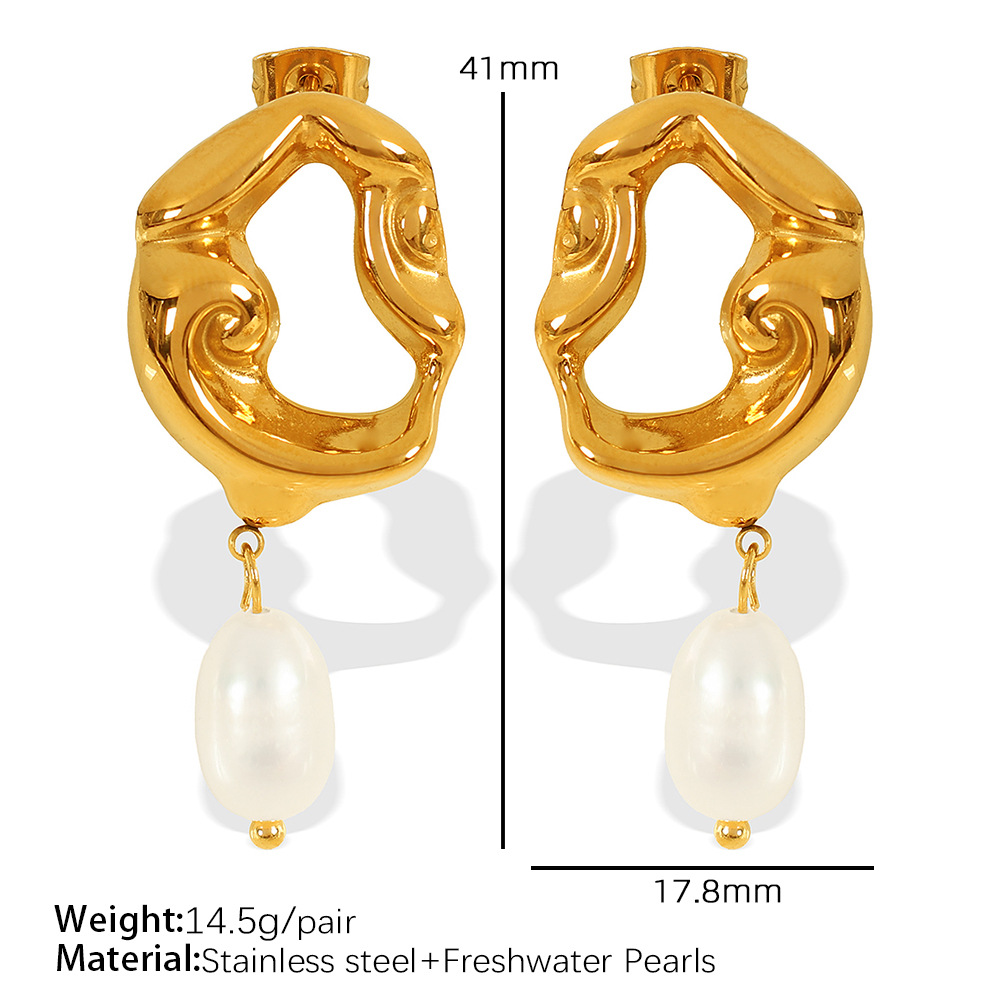 EH106 gold earrings