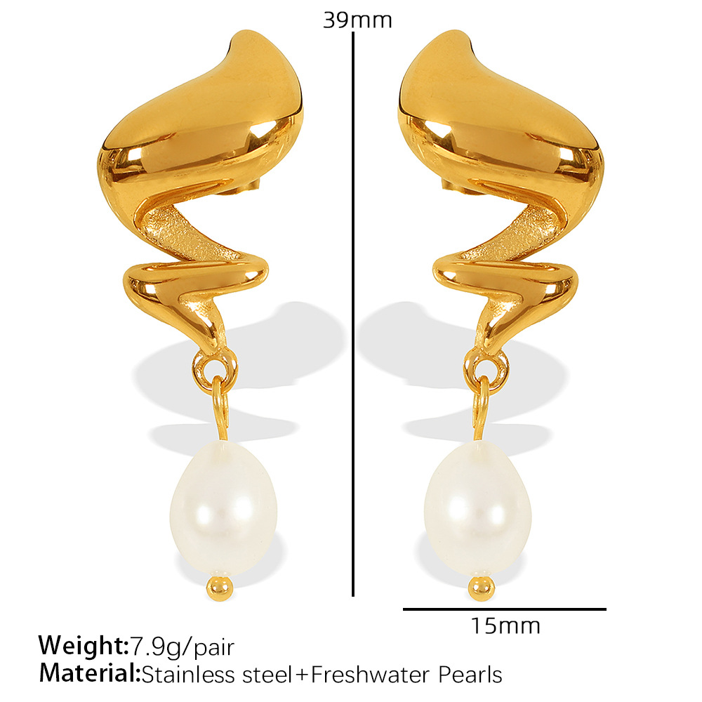 EH554 Gold Earrings