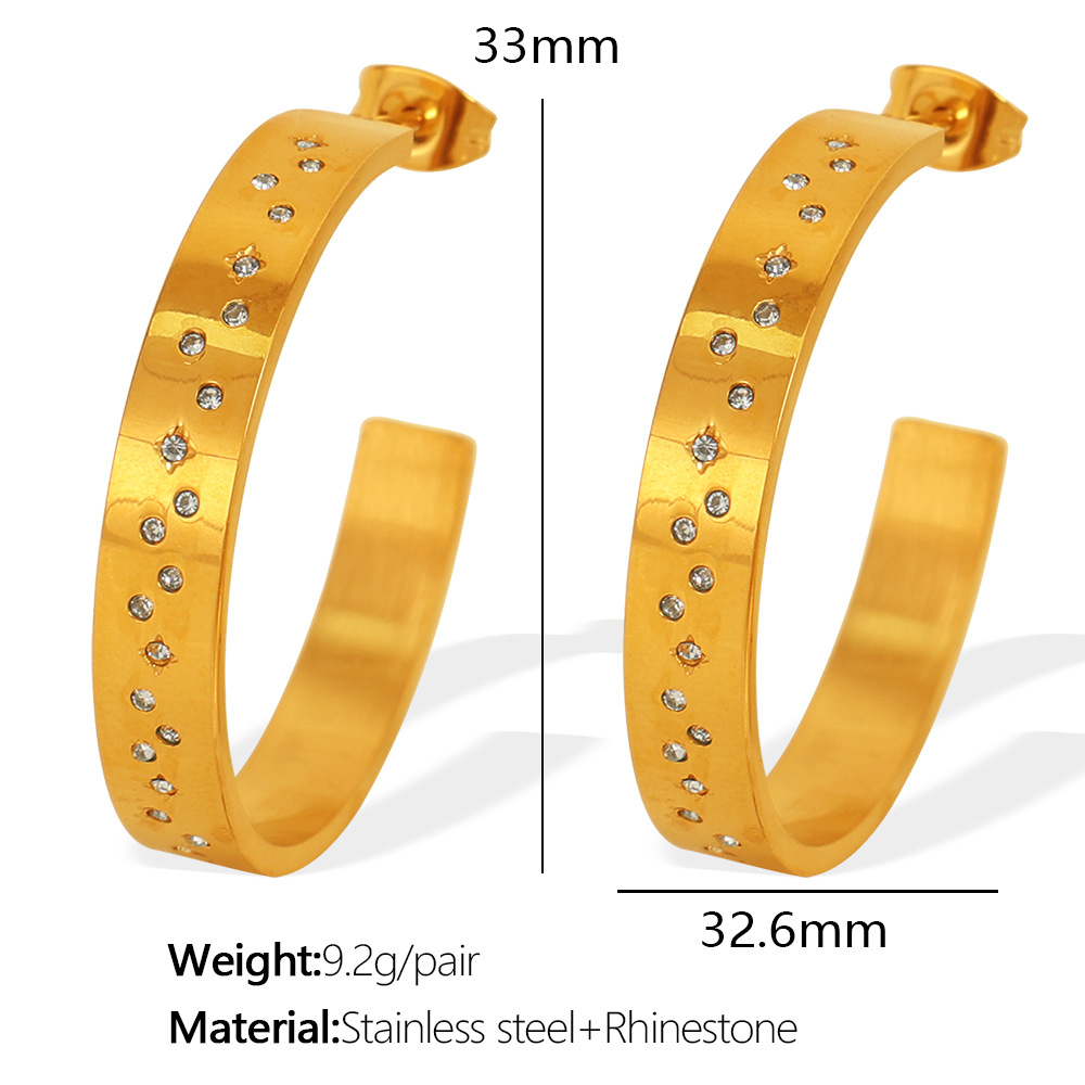 EH541 Gold Earrings