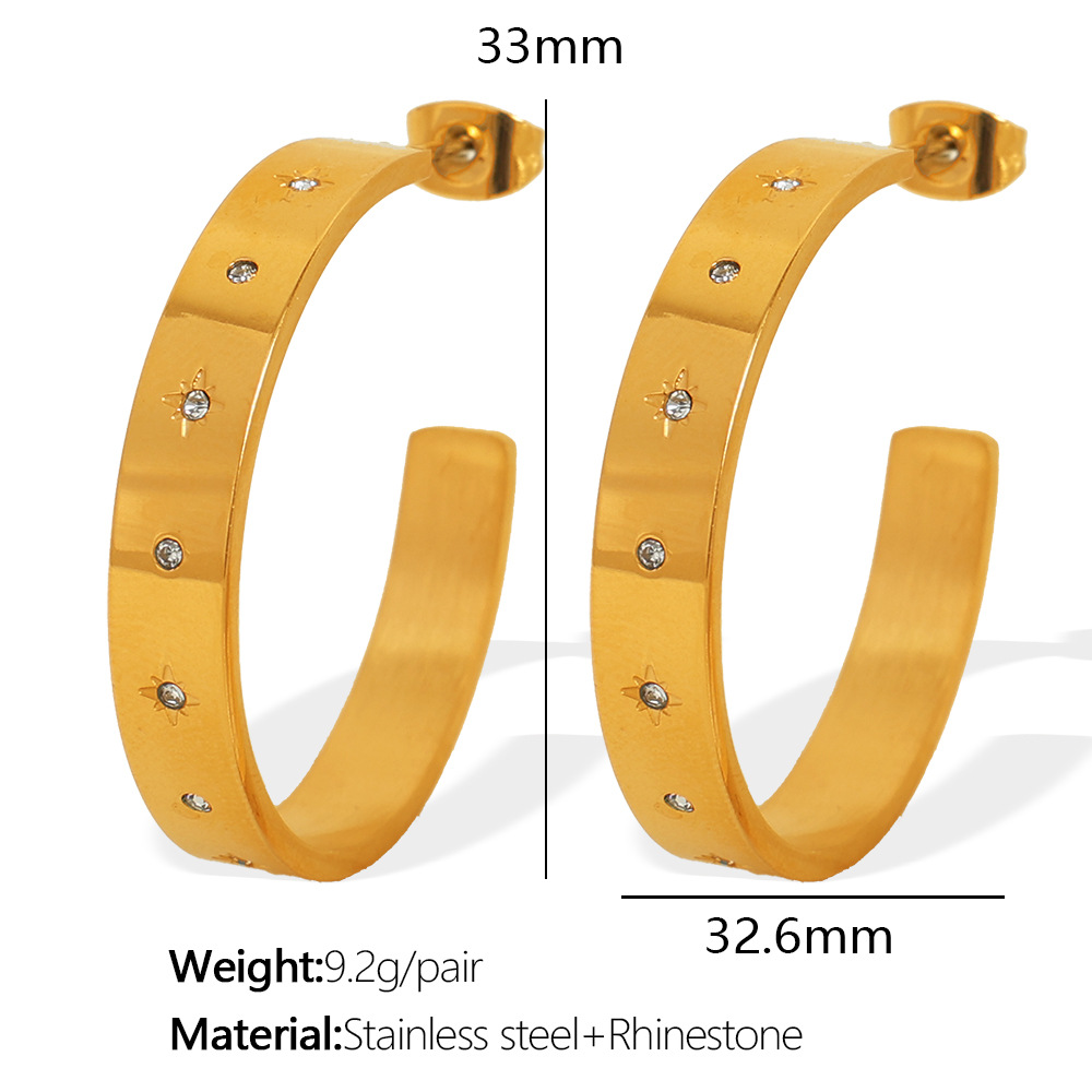 EH542 gold earrings