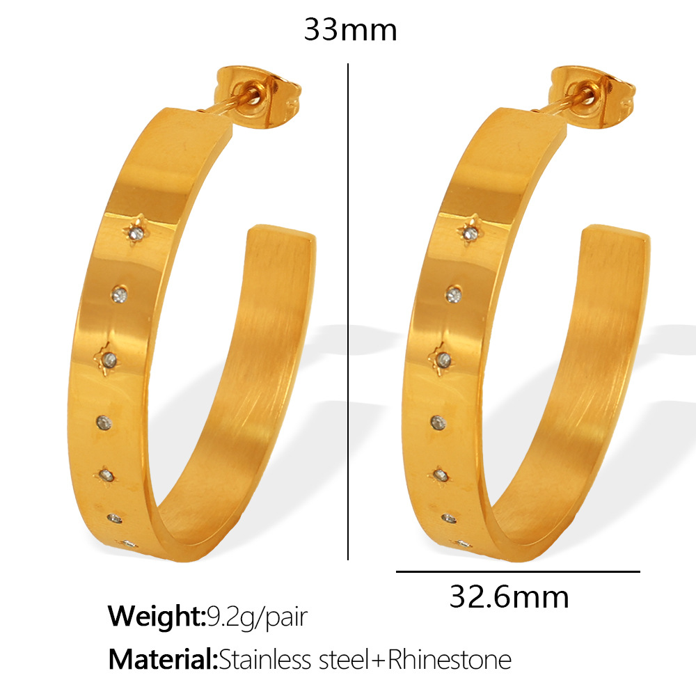 EH543 Gold Earrings