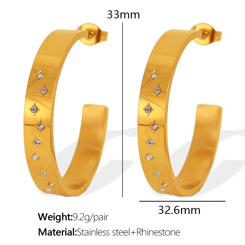 EH544 Gold Earrings