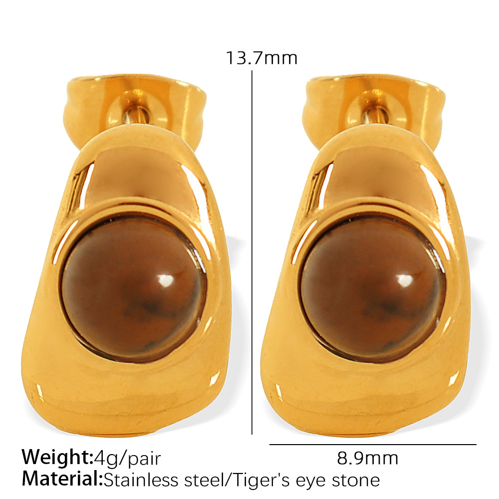 EH589 Brown tiger's eye stone