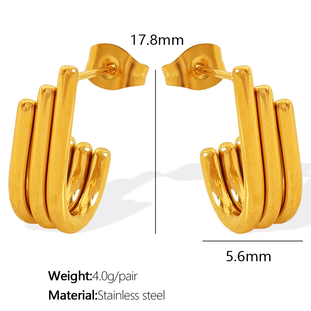 EH481 Gold Earrings