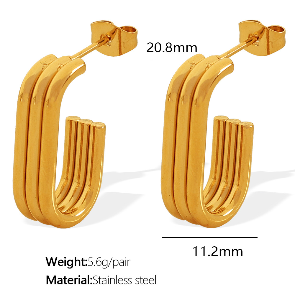 EH482 Gold Earrings