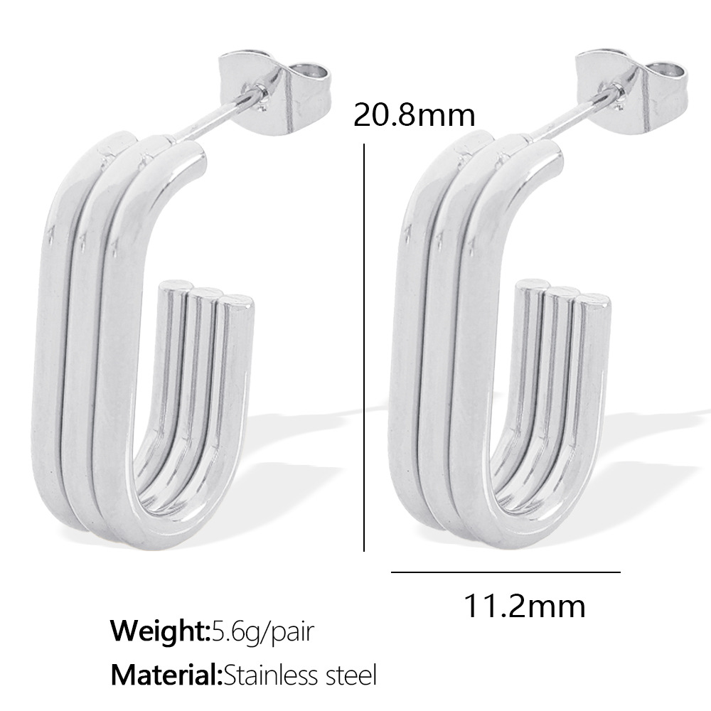 EH482 silver earrings