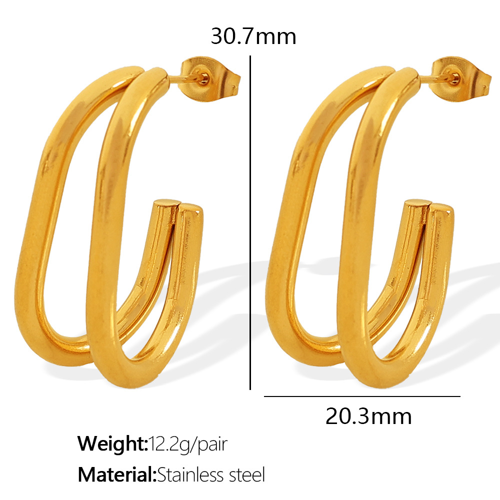 EH483 Gold Earrings