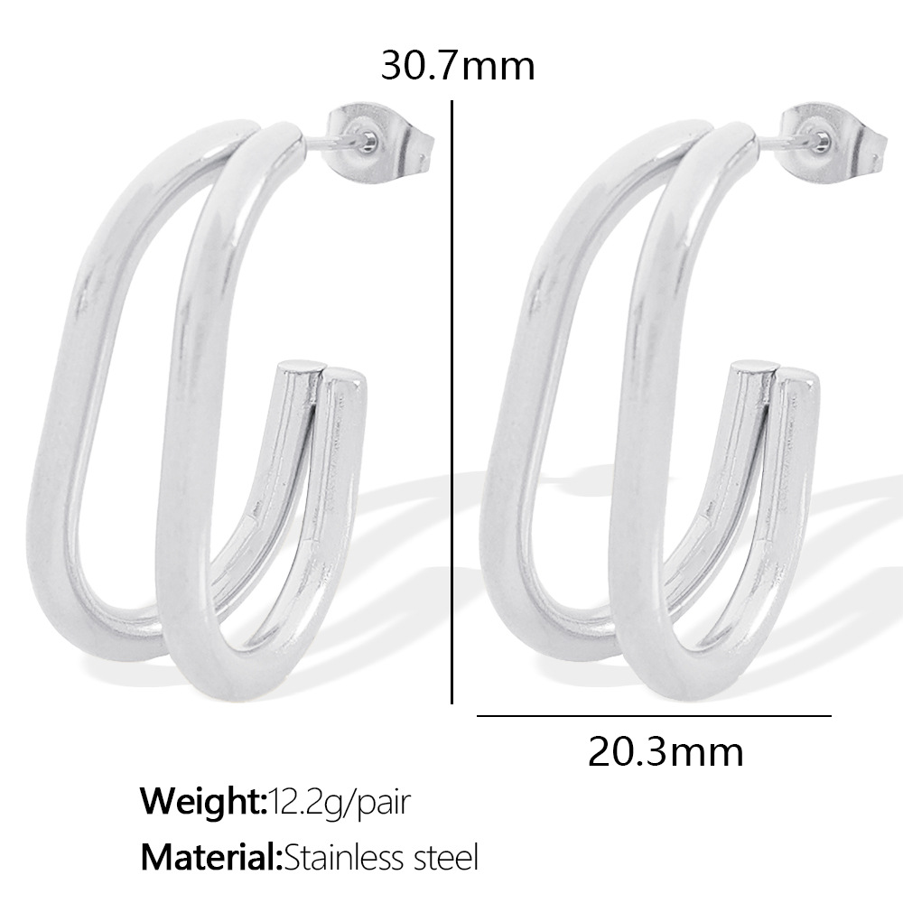 EH483 silver earrings