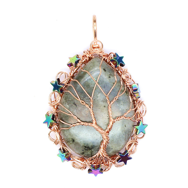 Labradorite (rose gold)