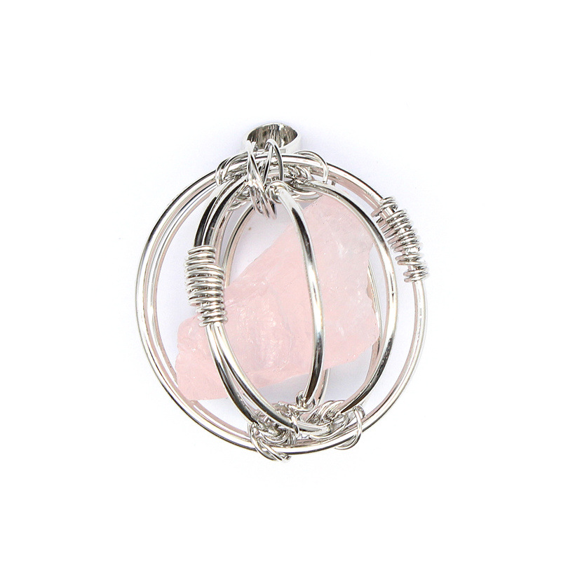 Rose quartz (silver)