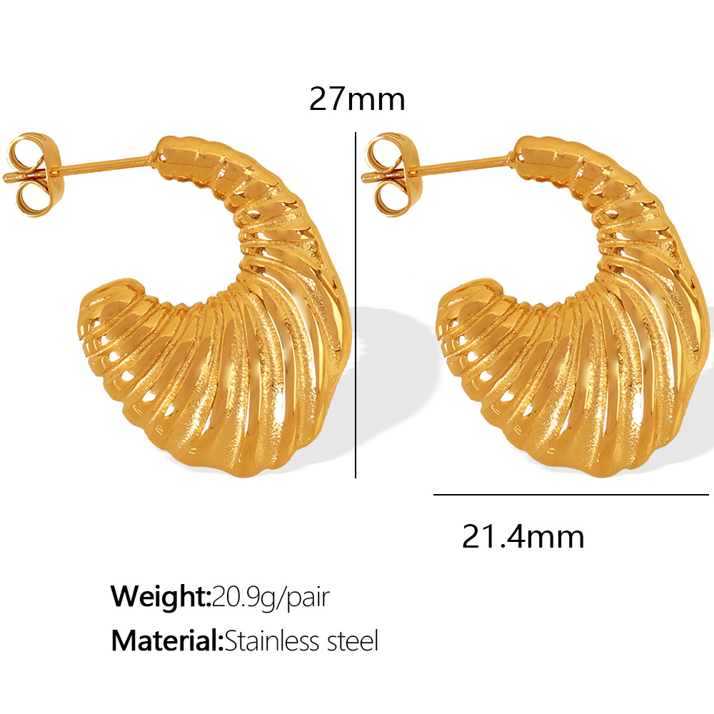 EH405 gold earrings