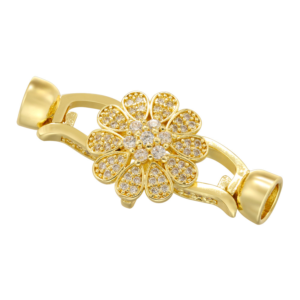 Vk269 gold petal buckle