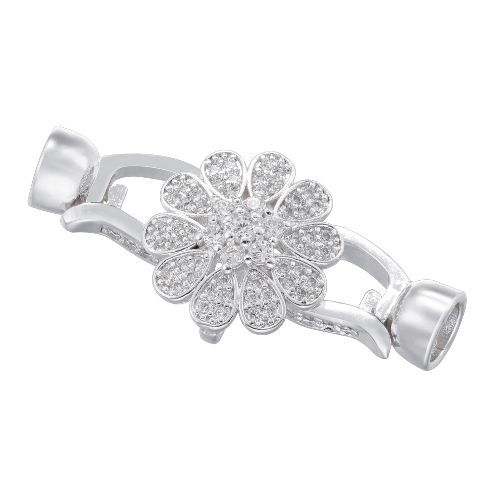 Vk269 white gold petal buckle