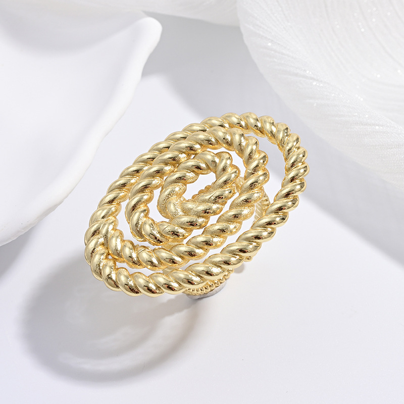 Vj712 gold twist wrap ring