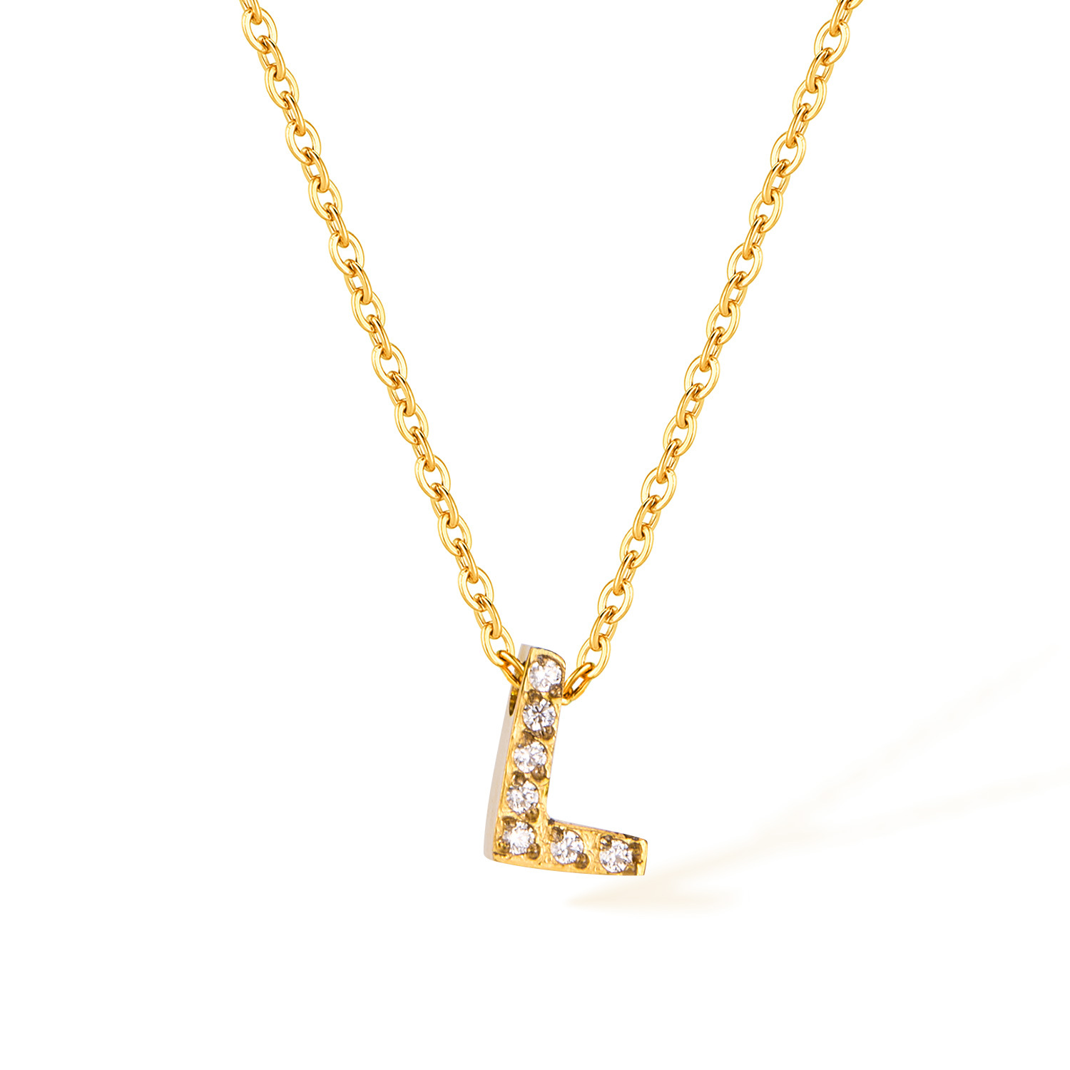 Gx2588l-steel necklace l