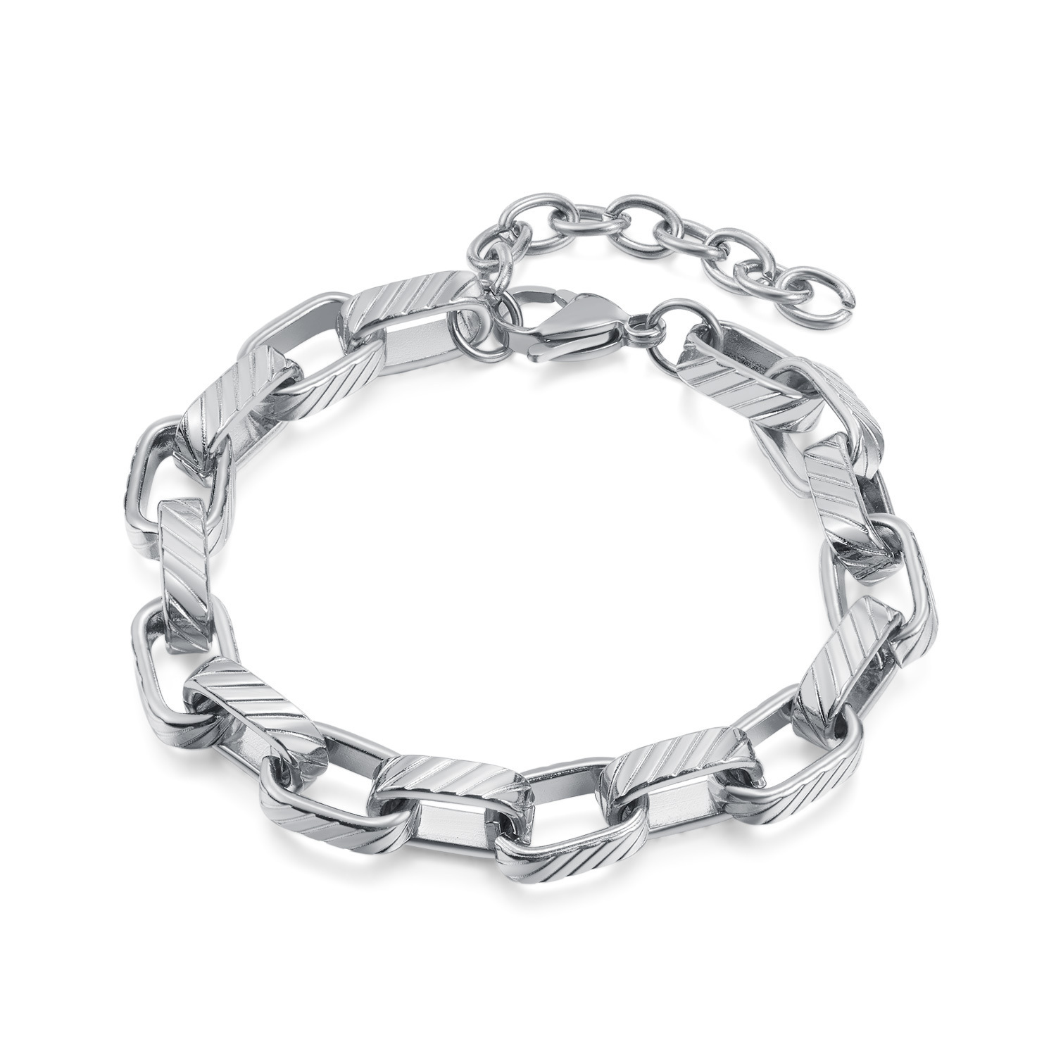 1385-Steel Bracelet Steel Color