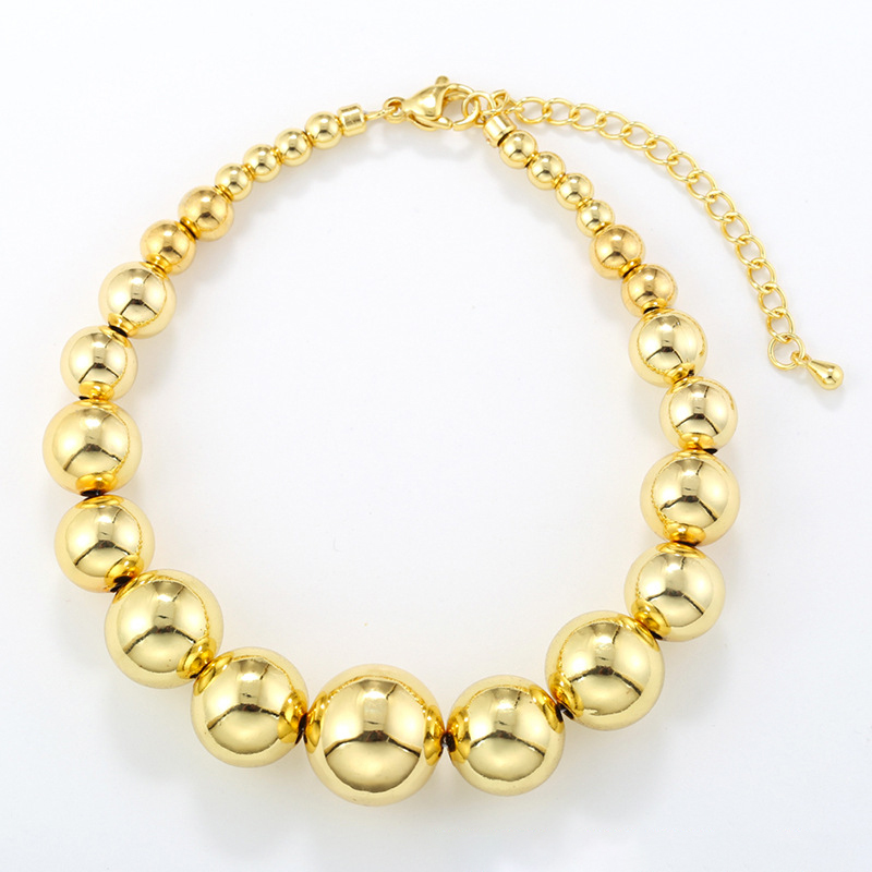 Vl567 gold ball bracelet 1 piece