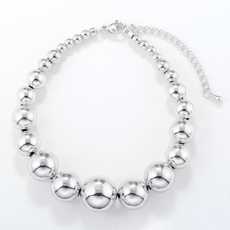 Vl567 white gold ball bracelet 1 piece