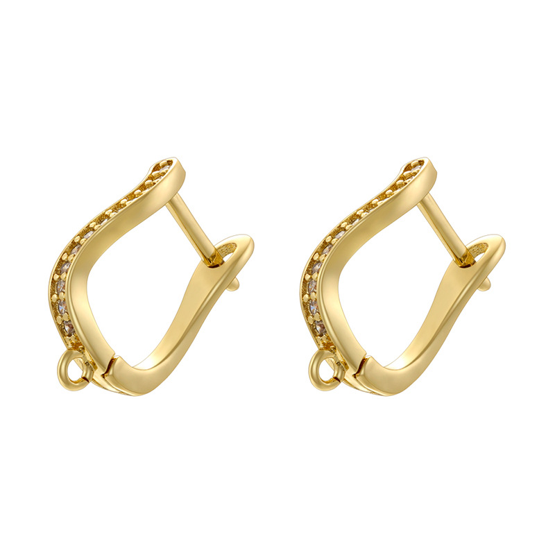 Ve1542 gold earrings 1 pair