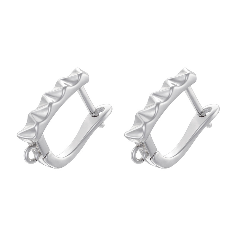 Ve1543 white gold earrings 1 pair