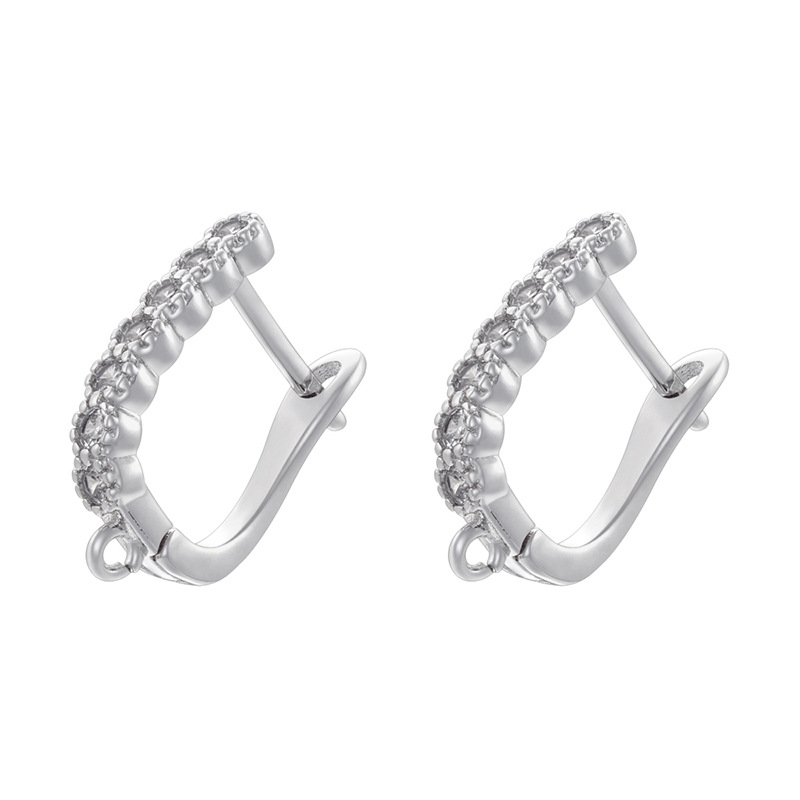 Ve1544 white gold earrings 1 pair