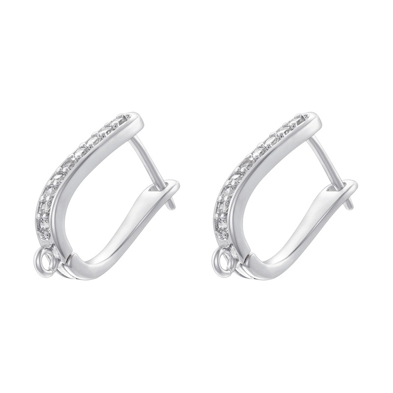 Ve1545 white gold earrings 1 pair