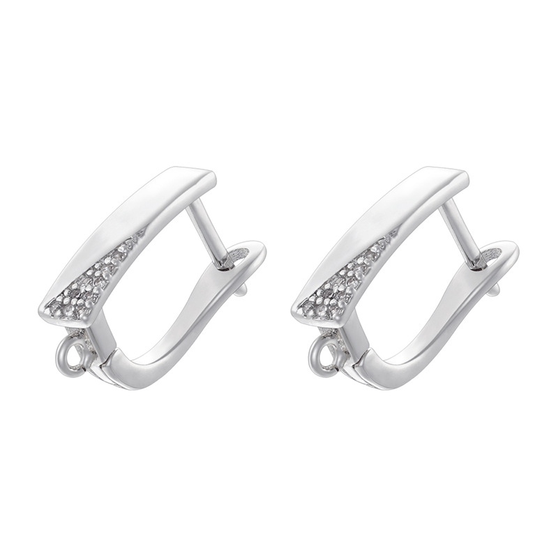 Ve1546 white gold earrings 1 pair