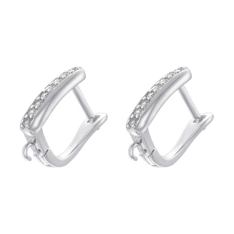 Ve1547 white gold earrings 1 pair