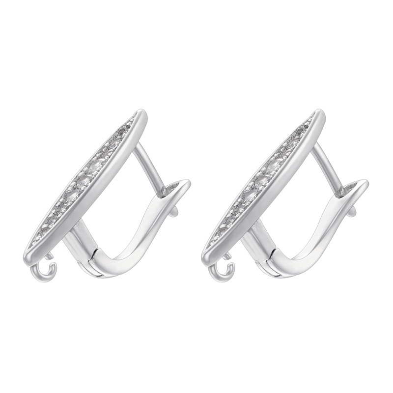 Ve1548 white gold earrings 1 pair