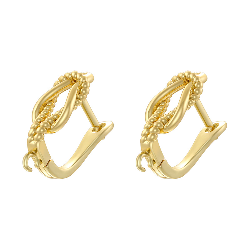 Ve1550 gold earrings 1 pair