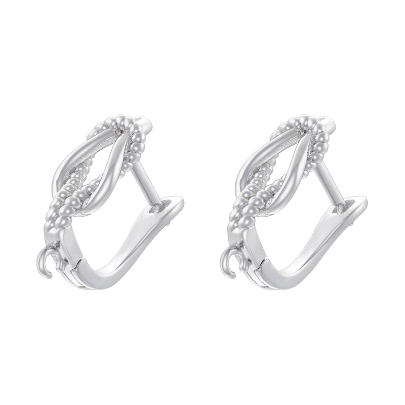 Ve1550 white gold earrings 1 pair