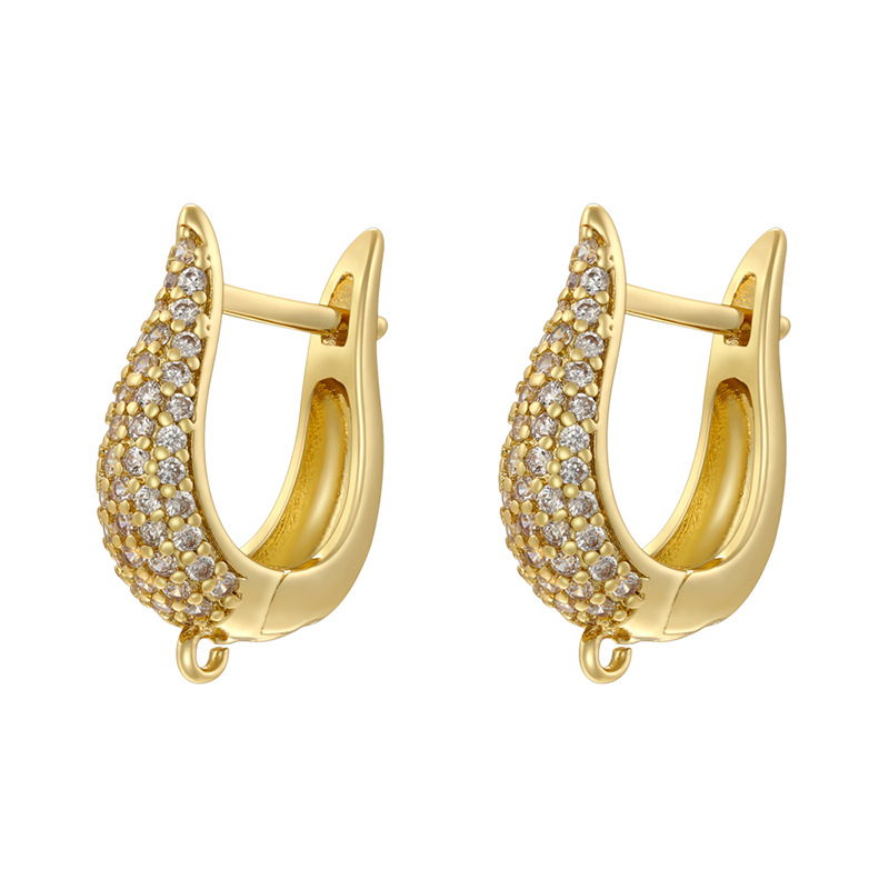 Ve1552 gold earrings 1 pair