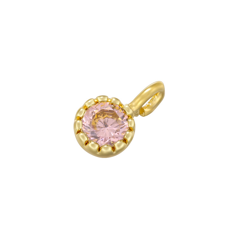 Golden pink diamond