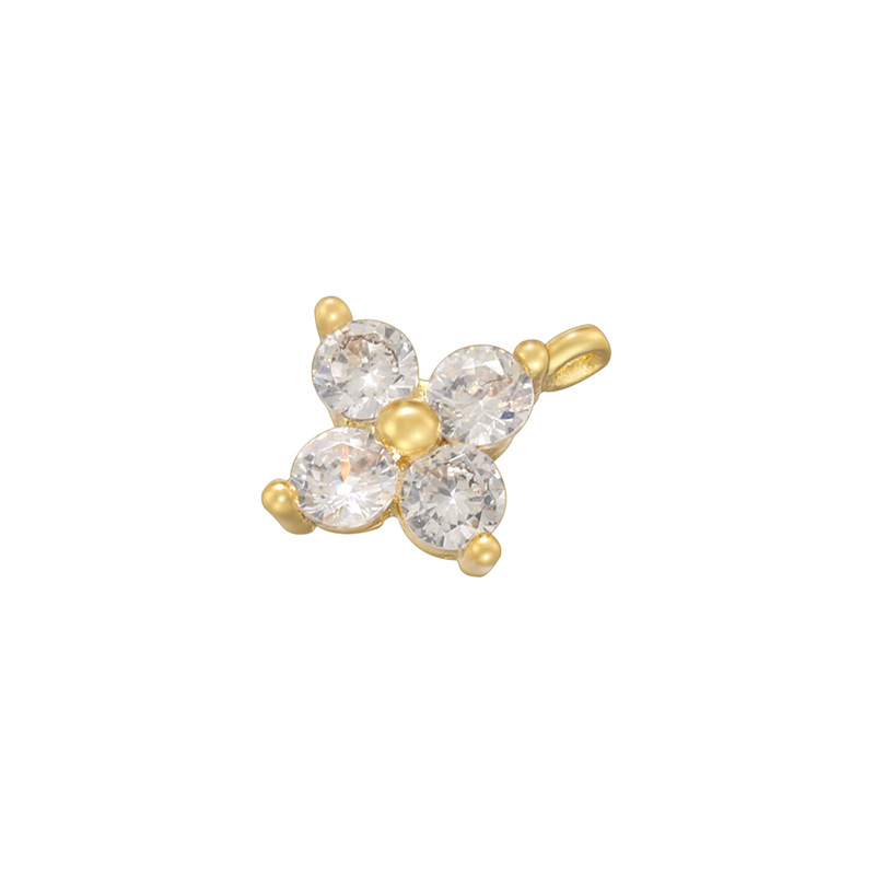 VD1 gold white diamond pendant