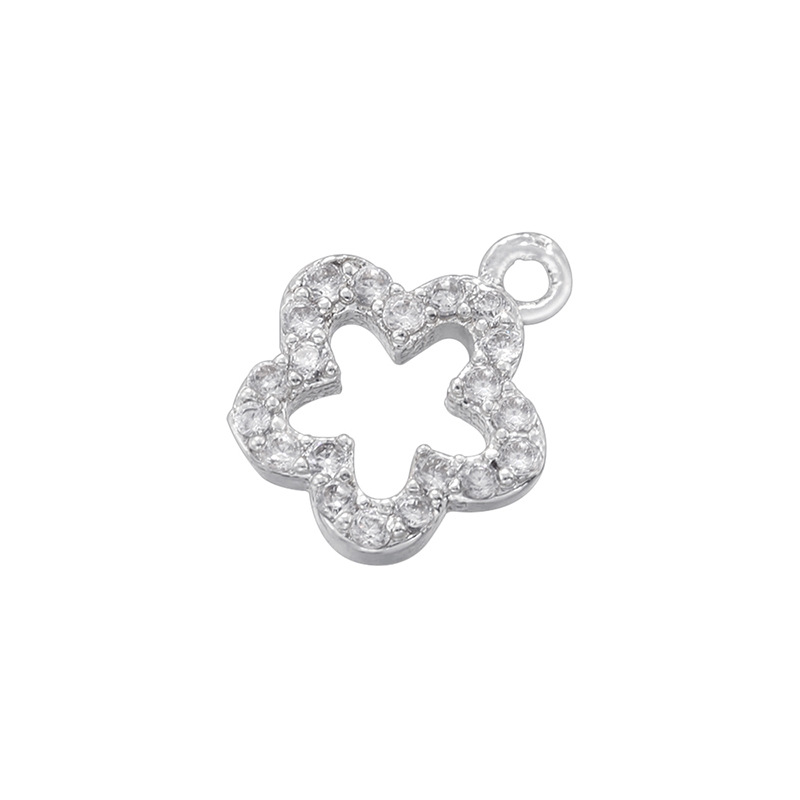 VD13 white gold white diamond pendant