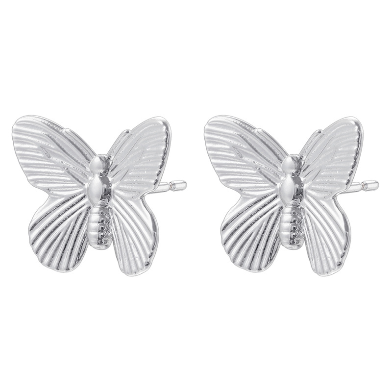 VE1402 White Gold 1 Pair