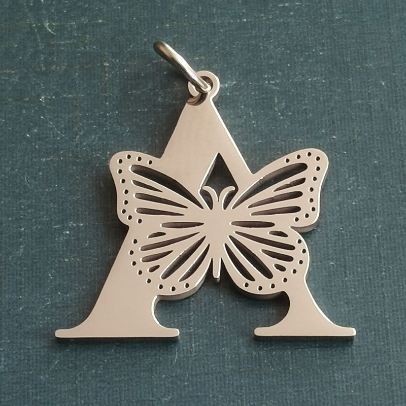 A silver pendant