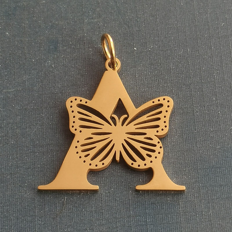 A gold pendant