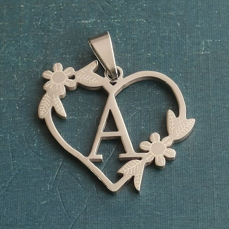 A silver pendant