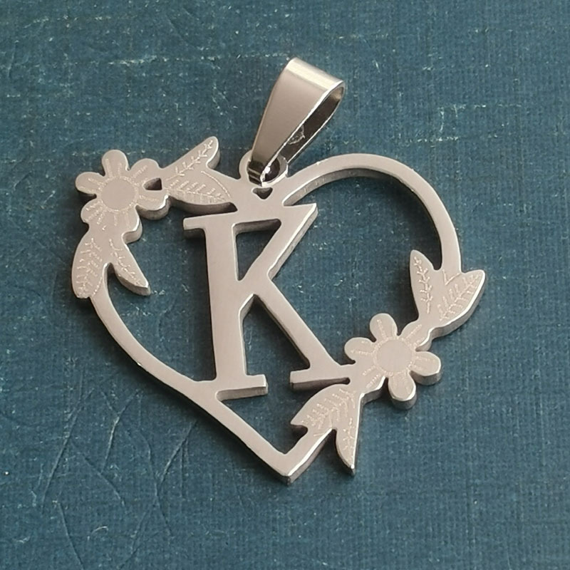 K silver pendant