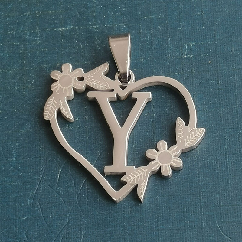 Y silver pendant