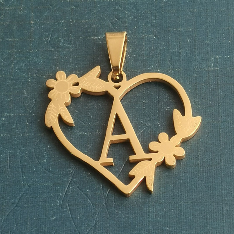 A gold pendant