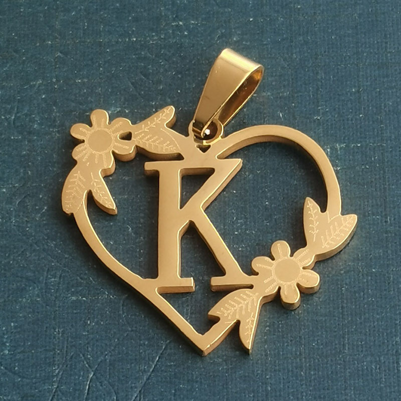 K gold pendant