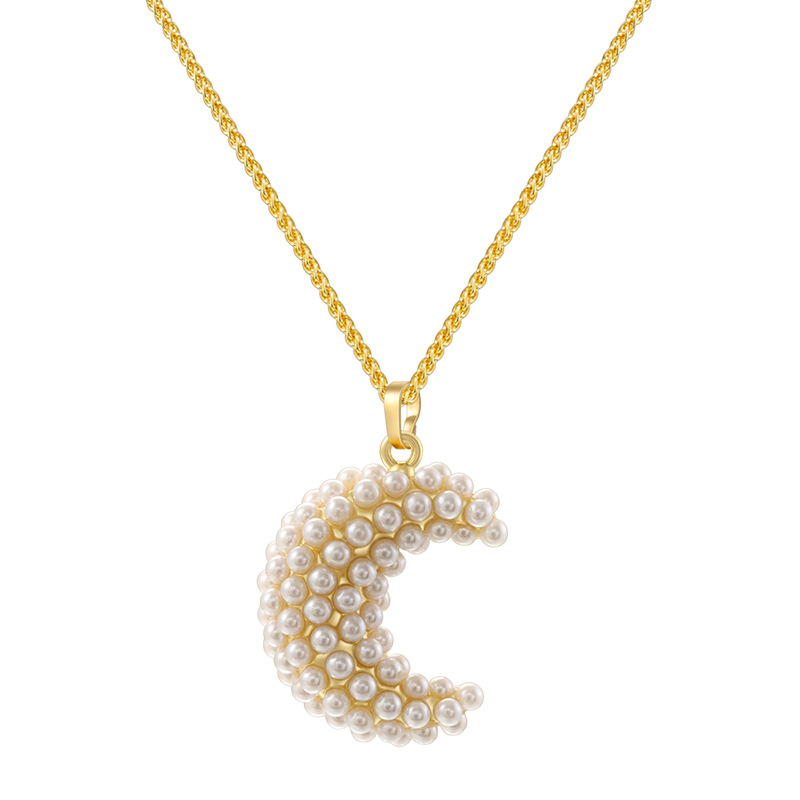 Golden Crescent Bay Necklace