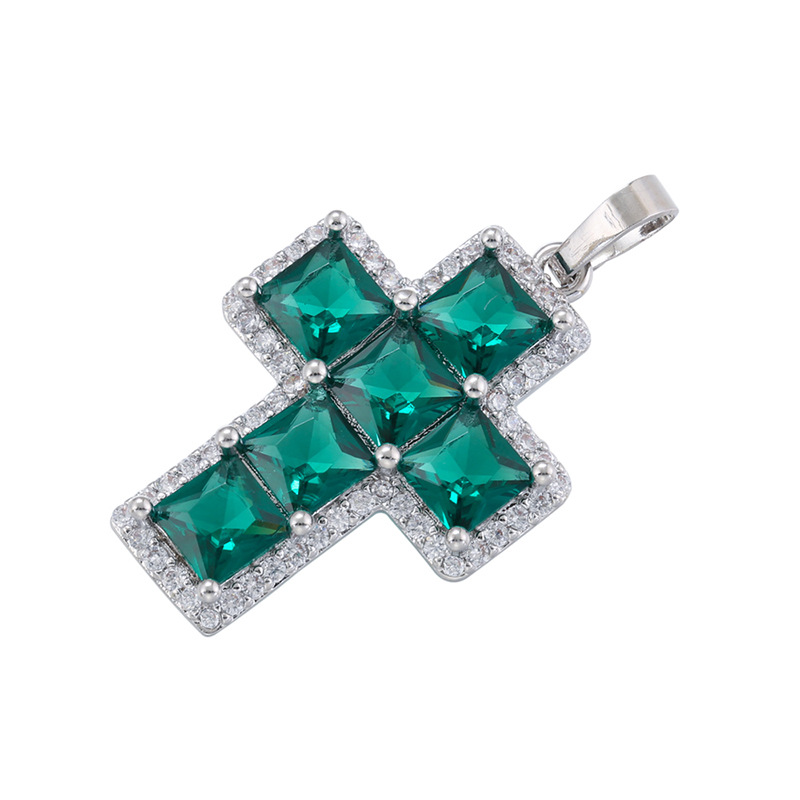 White Gold Green Diamond