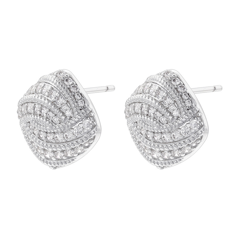 VE1412 White Gold 1 Pair